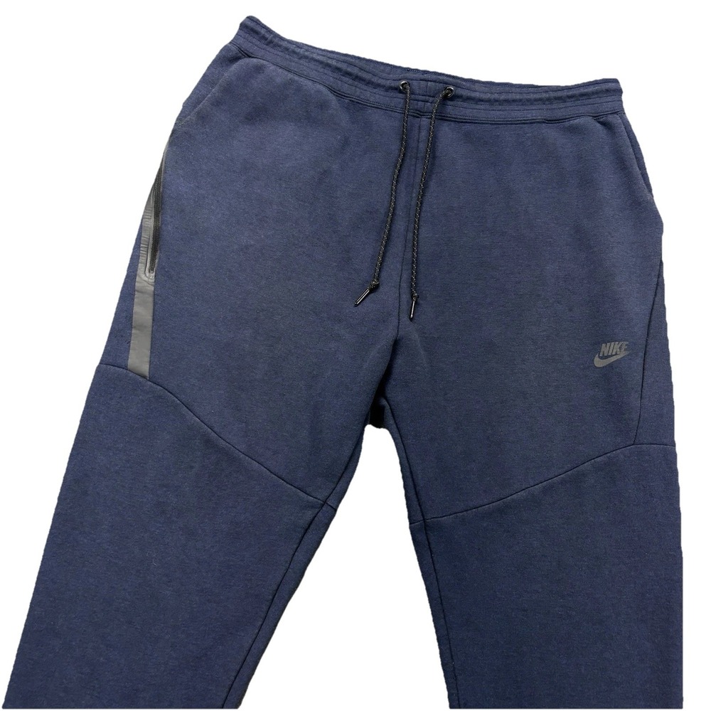 Nike Sportswear Tech Fleece‎ Joggers Mens XXL SweatPants Blue Zip Pocket Swoosh